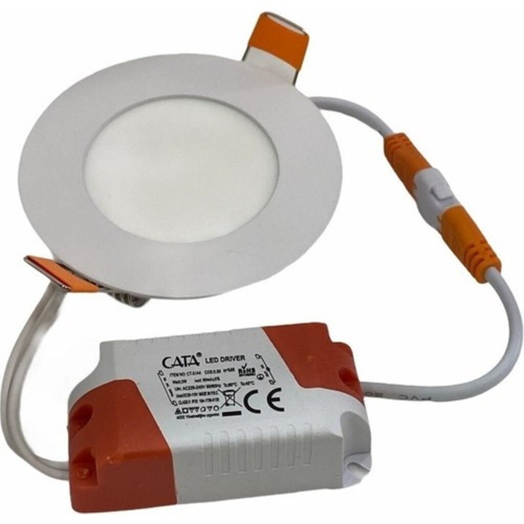 Aydınlatma ÜrünleriCATACata CT-5145 6W 6500K Slim Led Panel Spot Beyaz Işık