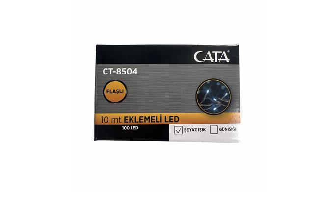 Aydınlatma ÜrünleriCATACata CT-8504B Eklenebilir Süsleme 100 Ledli 10 LED Flaşlı Beyaz Işık