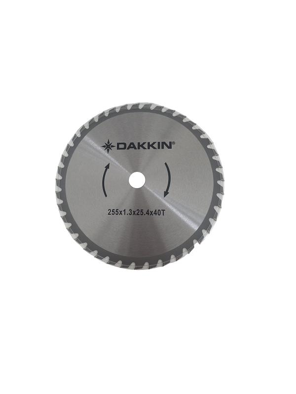 Tırpan Makinesi AksesuarlarıDakkinDakkın 255x1.3x25.4 40T Elmaslı Daire Tırpan Bıçağı