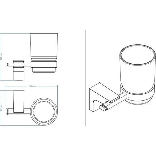 Banyo AksesuarDuxxaDuxxa Deppot F1 Diş Fırçalık A.1704