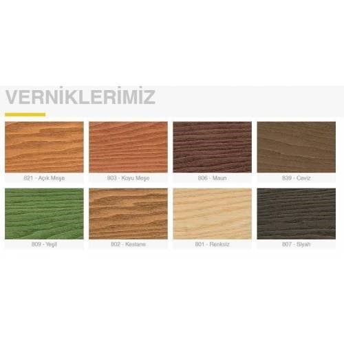 Cila & Vernik GenGen Genteks Ahşap Vernik 0.700Lt Koyu Meşe