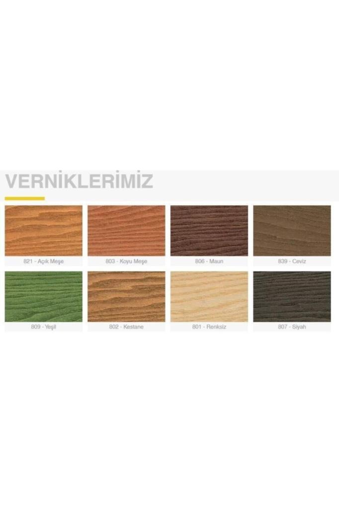 Cila & Vernik GenGen Genteks Ahşap Vernik 2.2L Siyah