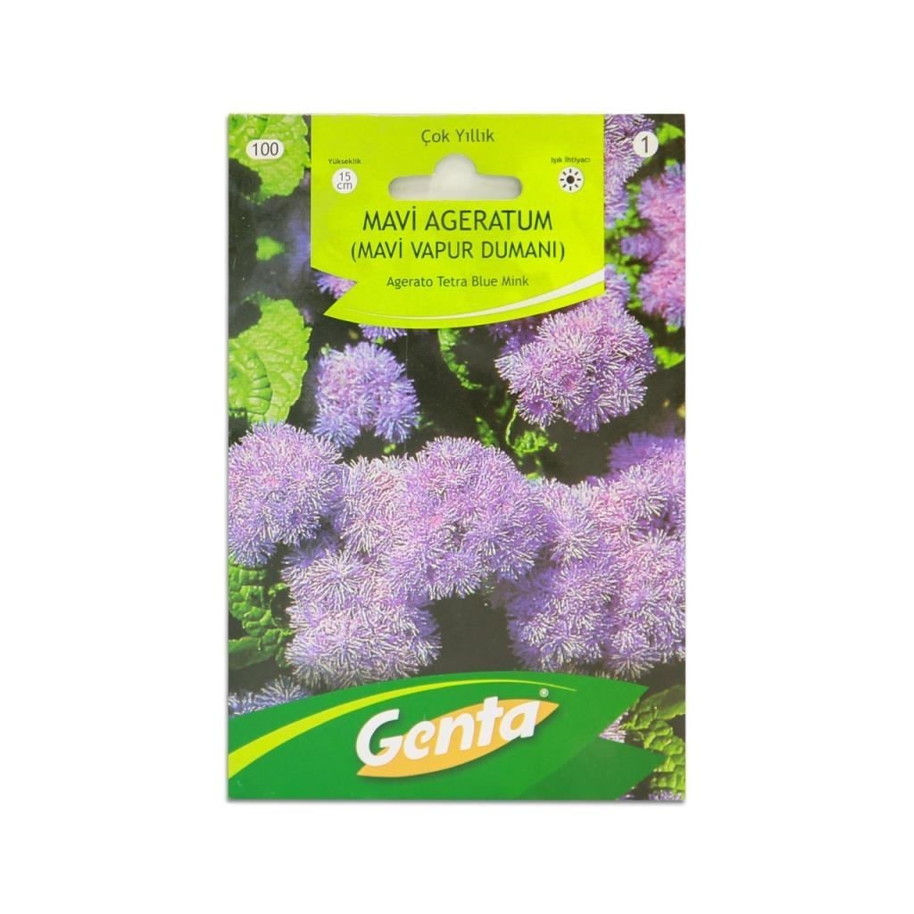 Çiçek TohumlarıGentaGenta Mavi Ageratum Çiçek Tohumu