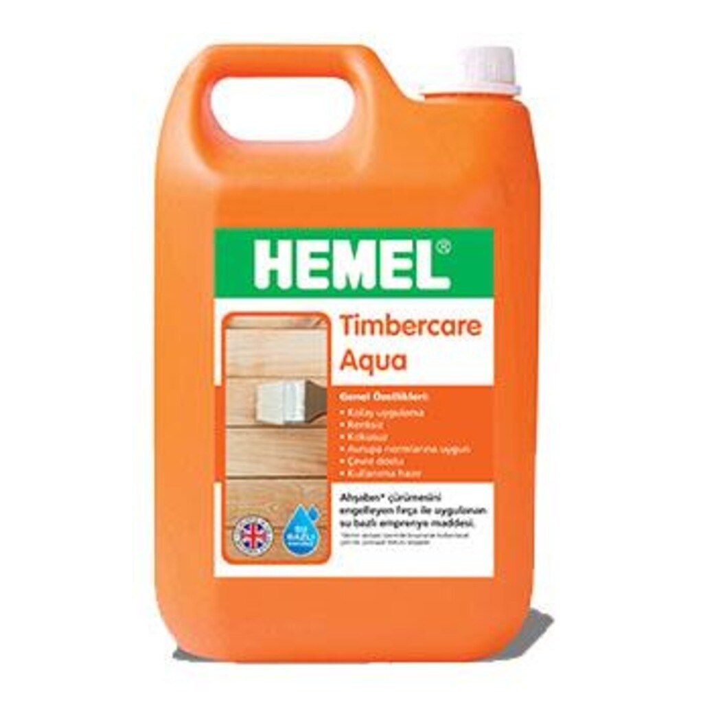  İç Cephe Duvar & Tavan BoyalarıHEMELHemel Timbercare Aqua Emprenye 5 lt - Şeffaf