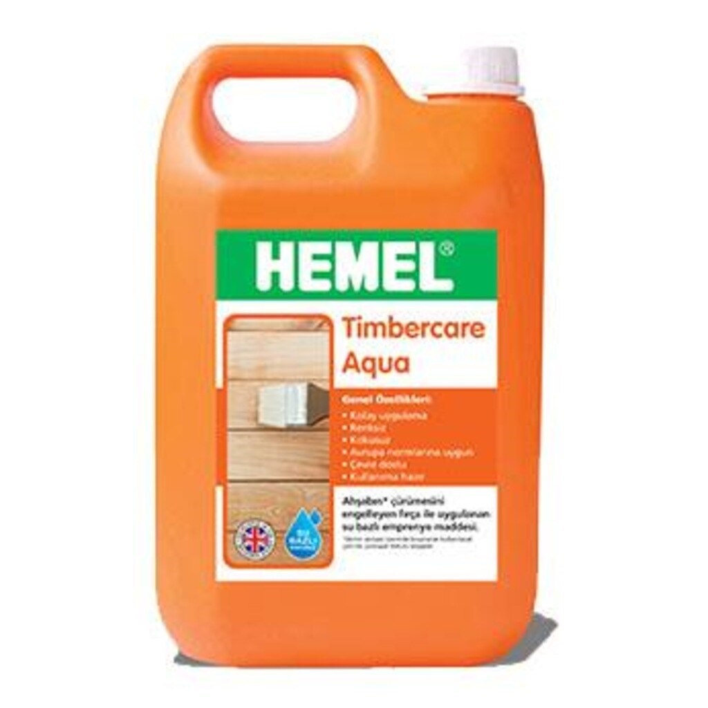  İç Cephe Duvar & Tavan BoyalarıHEMELHemel Timbercare Aqua Emprenye 5 lt - Şeffaf