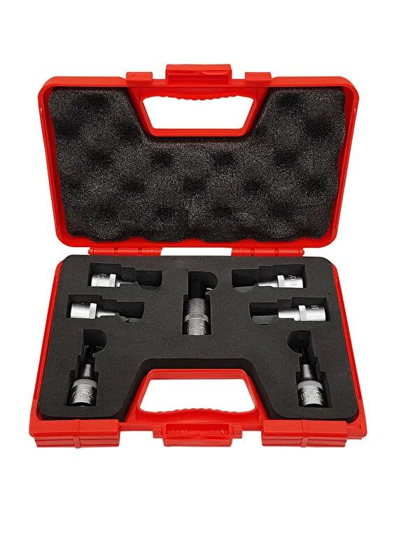 İş AnahtarlarıİZELTAŞİzeltaş 1/2 Lokmalı Allen Uç Takımı 60mm 7 Parça- 1113001107