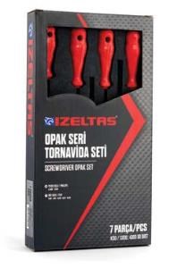 Tornavida ÇeşitleriİZELTAŞİzeltaş Opak Seri Tornavida Takım 7 Parça 4300008107