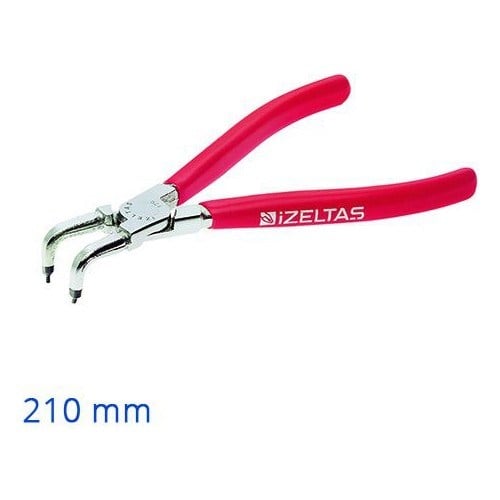 Yan keski & Pense & KargaburunİZELTAŞİzeltaş Pense İç Segman Yaysız Eğri 210 mm