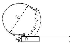 İş AnahtarlarıİZELTAŞİzeltaş Yağ Filtre Sökeceği 75-100 mm 6370260100