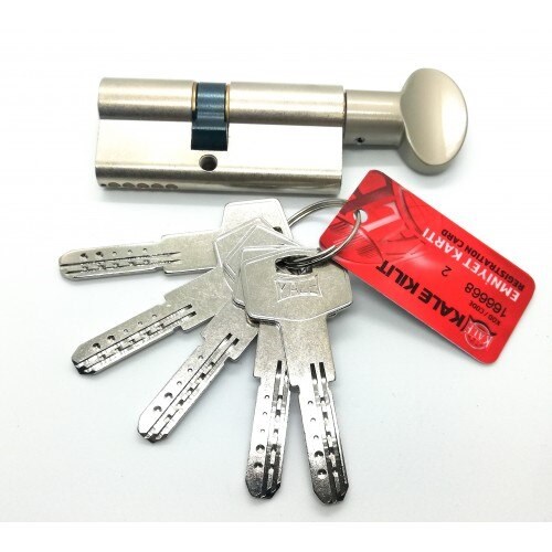 Kilit ÇeşitleriKALEKale 164bme Bilyalı Mandallı Barel 68mm Saten 5 Anahtarlı