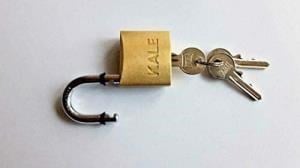 Kilit ÇeşitleriİZELTAŞKale Kd10-240 Asma Kilit Sarı 38 mm