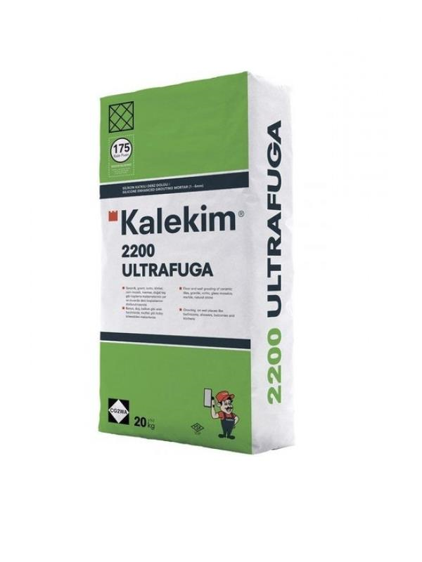 İnşaat MalzemeleriKALEKİMKalekim 2200 Ultrafuga 20 kg Silikonlu Beyaz Derz Dolgu