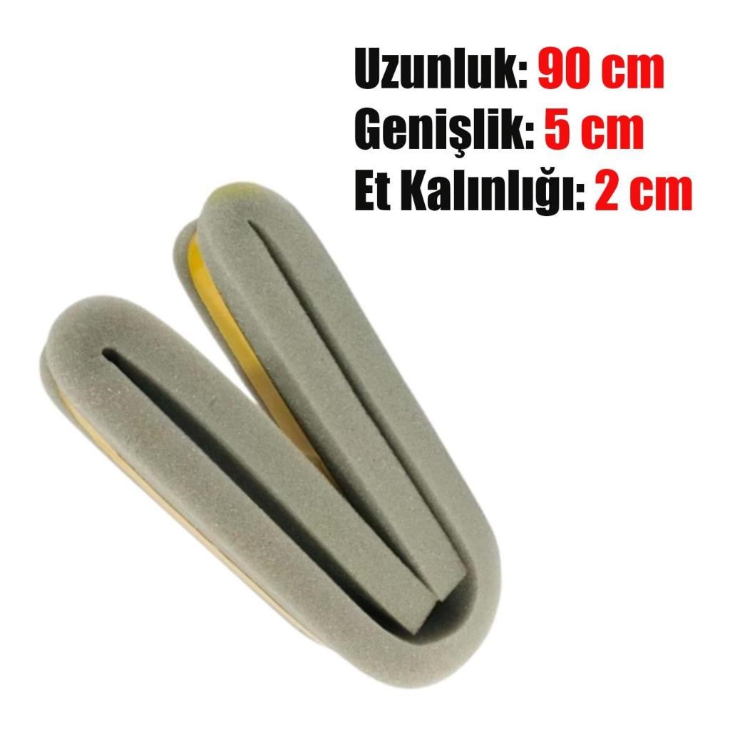 Yapıştırıcı ve BantlarKarpenKarpen Kapı Altı Eşik Sünger Bant Kalın Soğuk Izolasyon Bandı Fitili 5x2x90 cm
