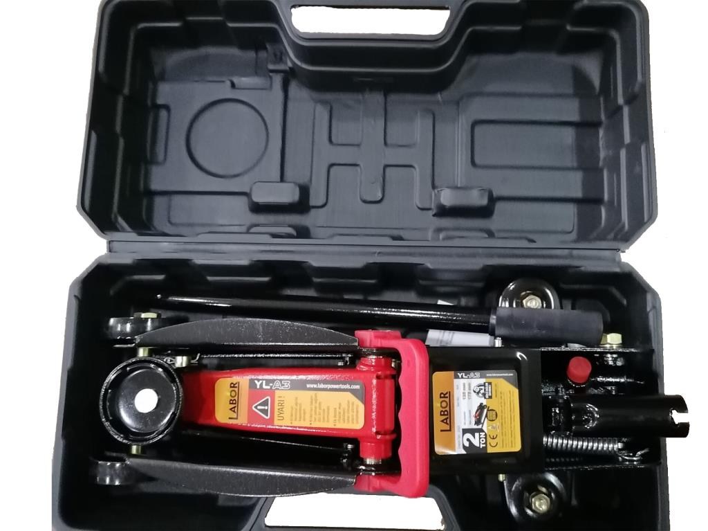 Otomobil AksesuarlarıLaborLabor YL-A3 Plastik Çantalı Arabalı Kriko 2 Ton