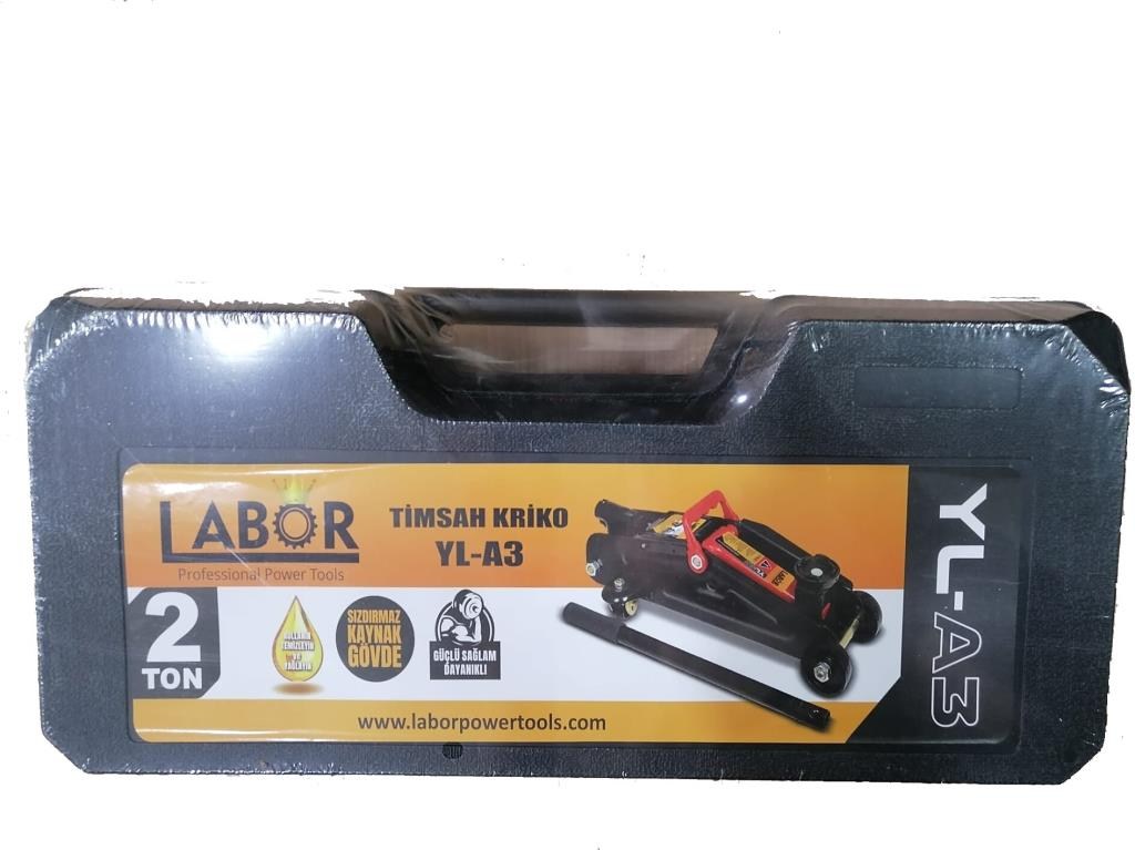Otomobil AksesuarlarıLaborLabor YL-A3 Plastik Çantalı Arabalı Kriko 2 Ton