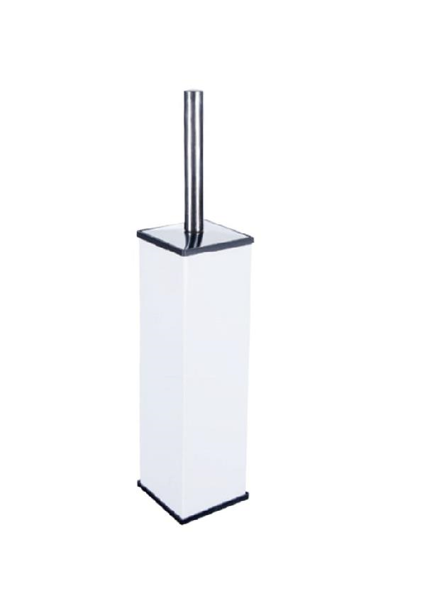 Banyo AksesuarMaxiflowMaxiFlow Beyaz Kare Akıllı Kapak Klozet Fırçası 28797 