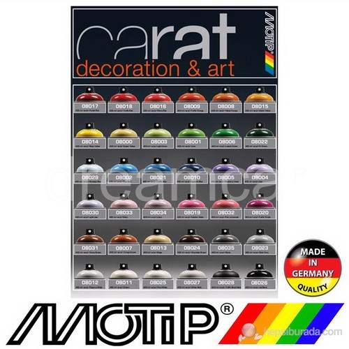 Sprey BoyaMotipMotip Carat Sprey 9005 Boya 400ml Parlak Siyah
