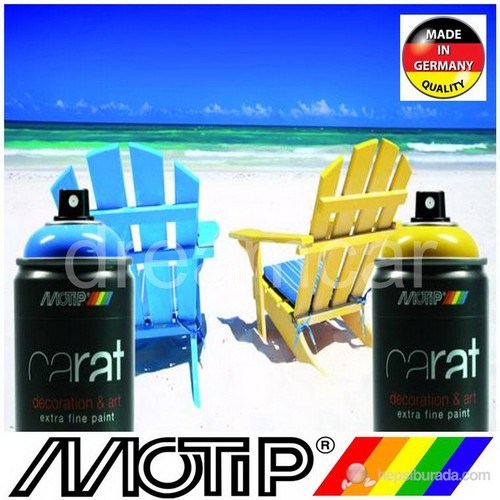 Sprey BoyaMotipMotip Carat Sprey 9005 Boya 400ml Parlak Siyah