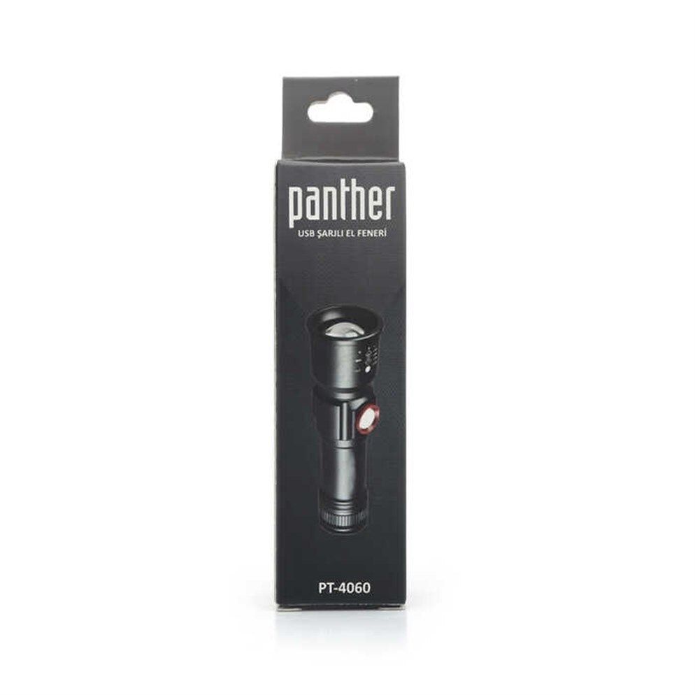 Aydınlatma ÜrünleriPantherPanther PT-4060 USB Şarjlı Fener