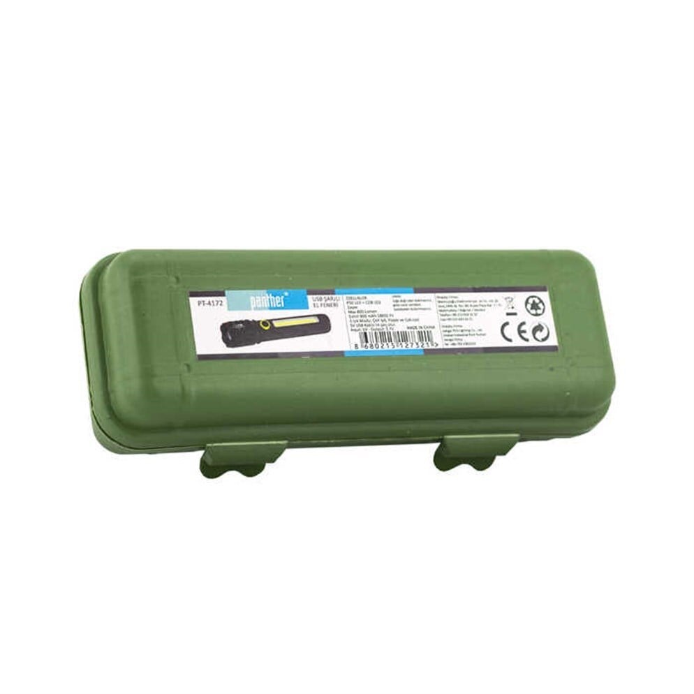 Aydınlatma ÜrünleriPantherPanther PT-4172 P50 LED USB Şarjlı Fener