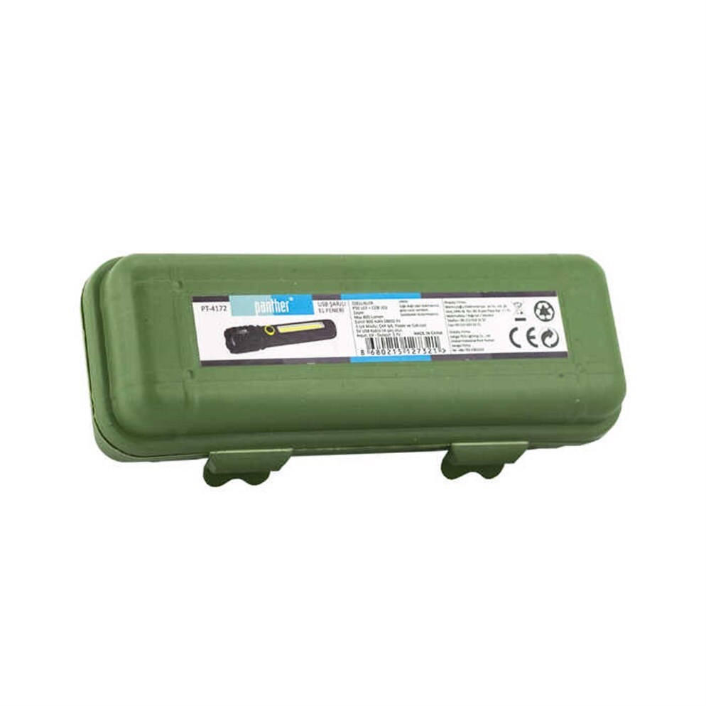 Aydınlatma ÜrünleriPantherPanther PT-4172 P50 LED USB Şarjlı Fener