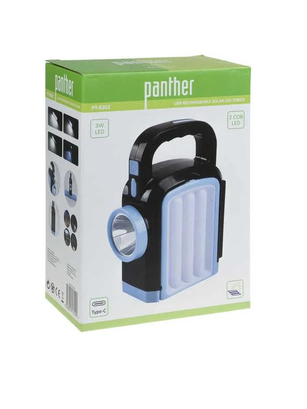 Aydınlatma ÜrünleriPantherPanther PT-8302 Şarjlı Solar El Feneri