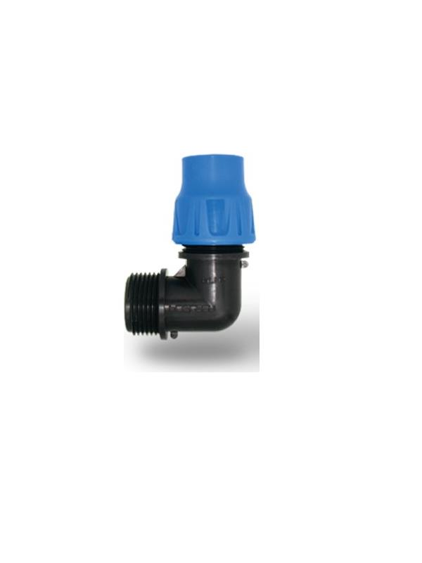 Bağlantı ParçalarıPoelsanPoelsan Kilitli Bağlantı Erkek Dirsek 25x 3/4
