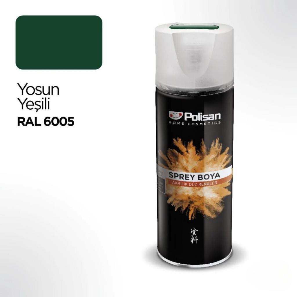 Sprey BoyaPOLİSANPolisan Akrilik Sprey Boya Yosun Yeşili 400 ML RAL 6005