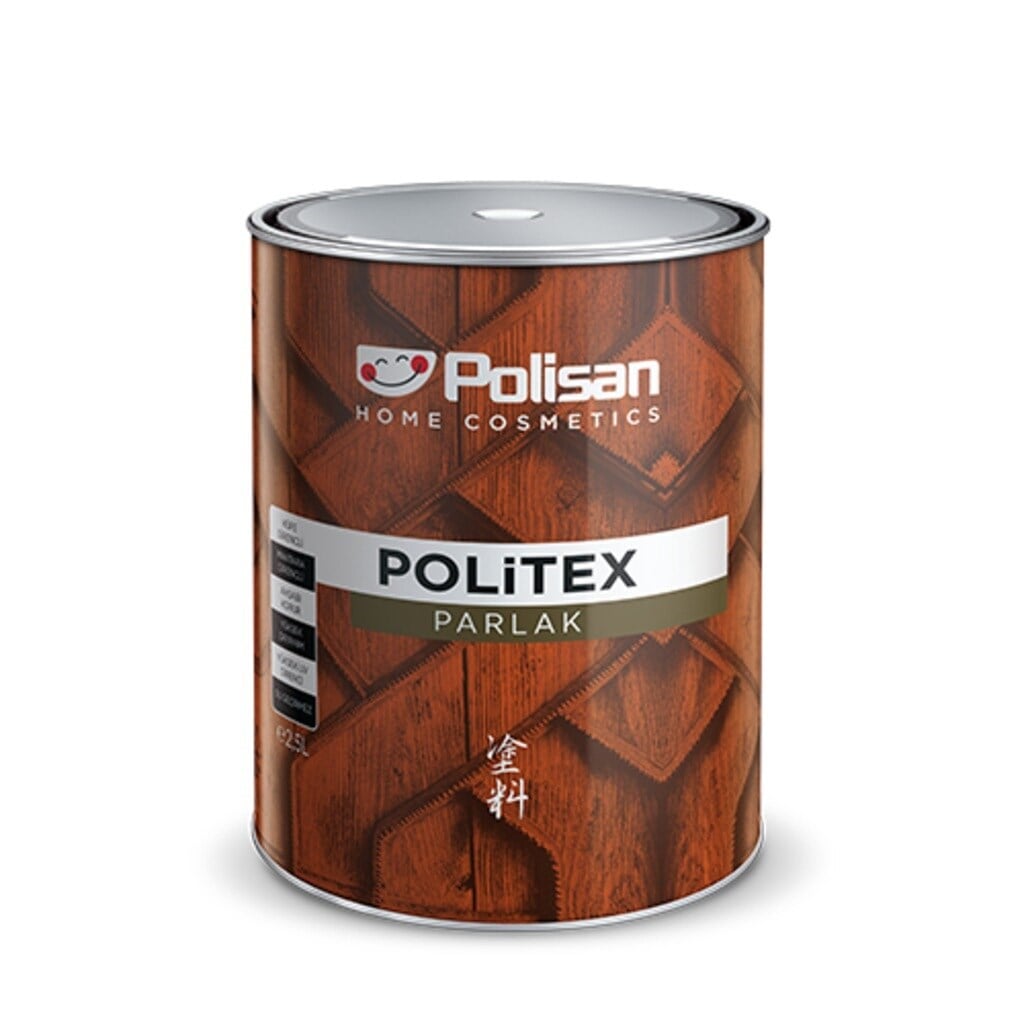 Cila & Vernik POLİSANPolisan Politex Lüx Vernik Ahşap Koruyucu Parlak Renksiz 0,75 LT