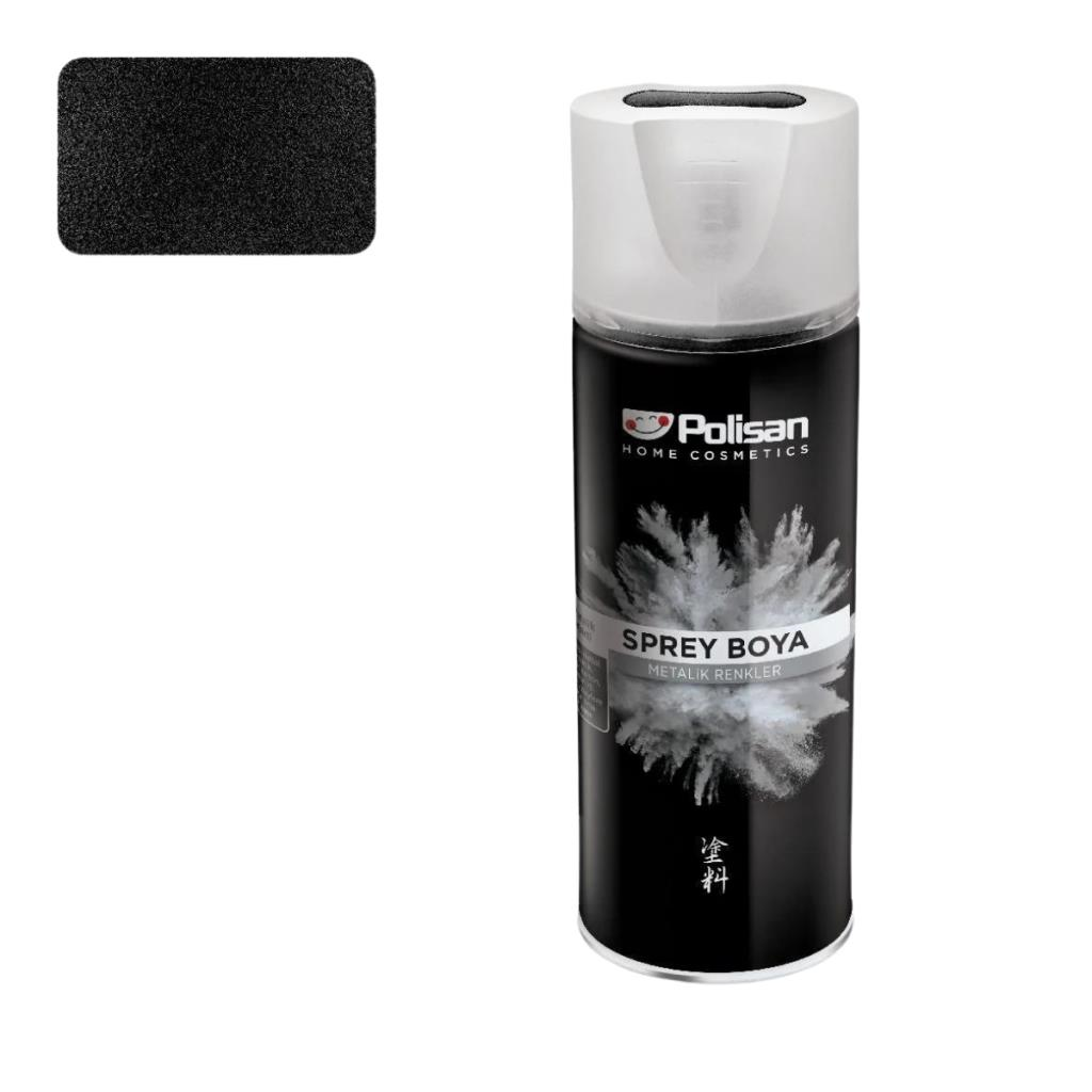 Sprey BoyaPOLİSANPolisan Sprey Boya Metalik Siyah 400 ML