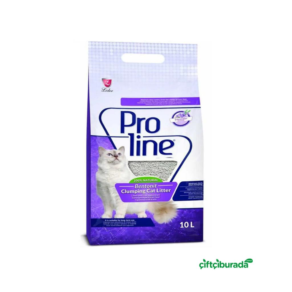 Kedi KumuProlineProline Bentonit Lavanta Kokulu Kedi Kumu 10 Lt