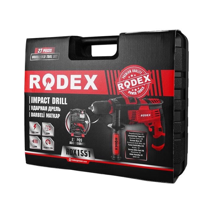 Matkap ÇeşitleriRODEXRodex Rdx1551 850 W Darbeli Matkap 13 mm Aksesuarlı
