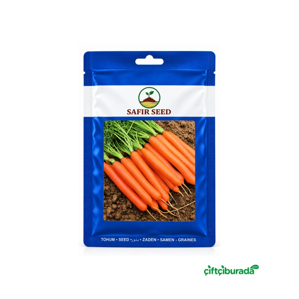 Sebze TohumlarıSafir SeedSafir Seed Yarkın 2002 Havuç Tohumu 10 g