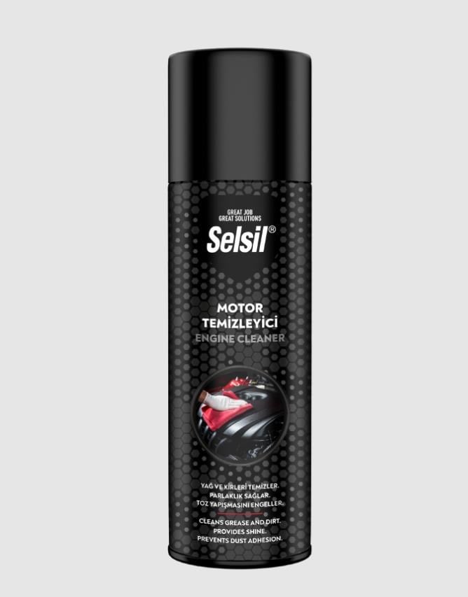 Otomobil AksesuarlarıSelsilSelsil 500 ml Engine Cleaner Susuz Motor Temizleyici Sprey