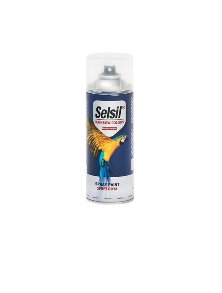 Sprey BoyaSelsilSelsil Sprey Boya Rainbow Siyah Parlak 400 ml 
