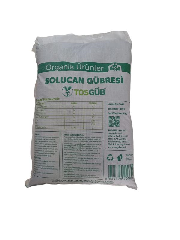 Katı GübrelerTos-GübSolucan Gübresi 20 Kg