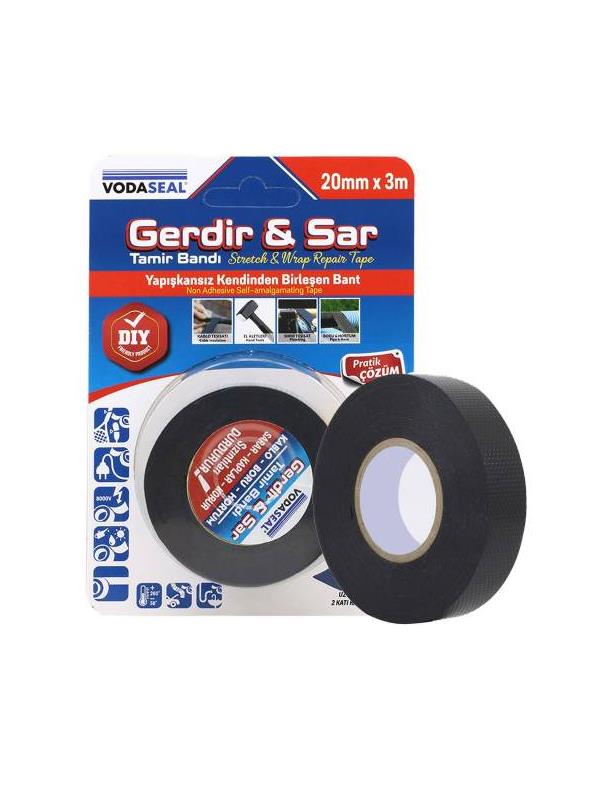 Yapıştırıcı ve BantlarVODASEALVodaseal Gerdir&Sar Silikon Tamir Bandı 25mmx2m 
