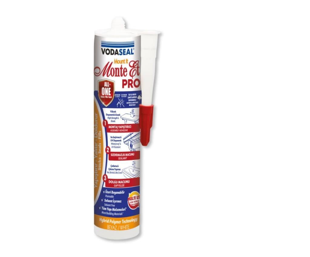 Fırça, Rulo & AksesuarVODASEALVodaseal Monte-Et Hybird Polymer Yapıştırıcı 280ml Kartuş