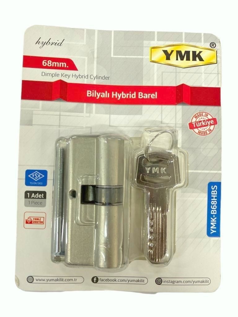 Kilit ÇeşitleriYmkYmk B68HBS Bilyalı Barel 68 mm