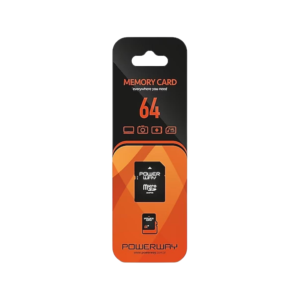 Powerway PWR-64 64 GB Micro SD Hafıza Kartı