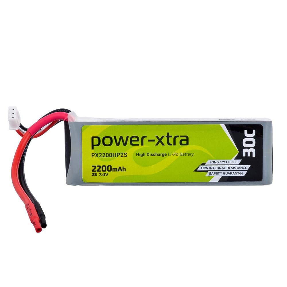 Power-Xtra PX2200HP2S - 2S1P - 7.4V 2200 mAh Li-Polymer Pil -30C