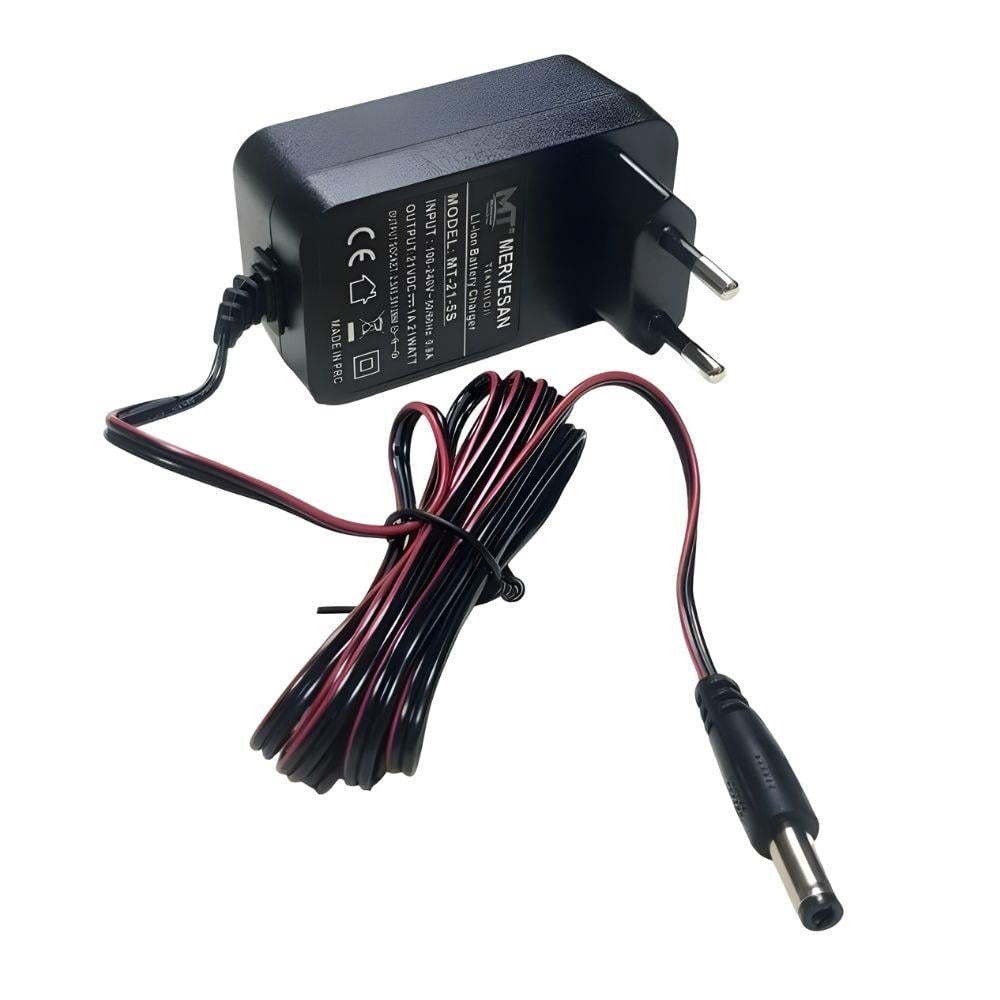 Mervesan MT-21-5S 21V 1.0Ah 21W Li-İon / Li-Po Şarj cihazı