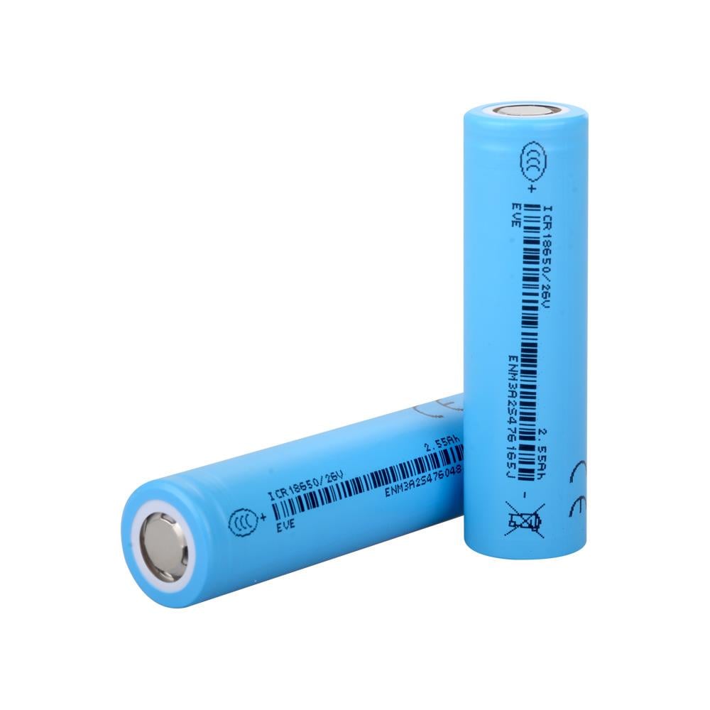 EVE ICR18650-26V - 3.7V 2600 mAh Li-ion Şarjlı Pil - 7.5A