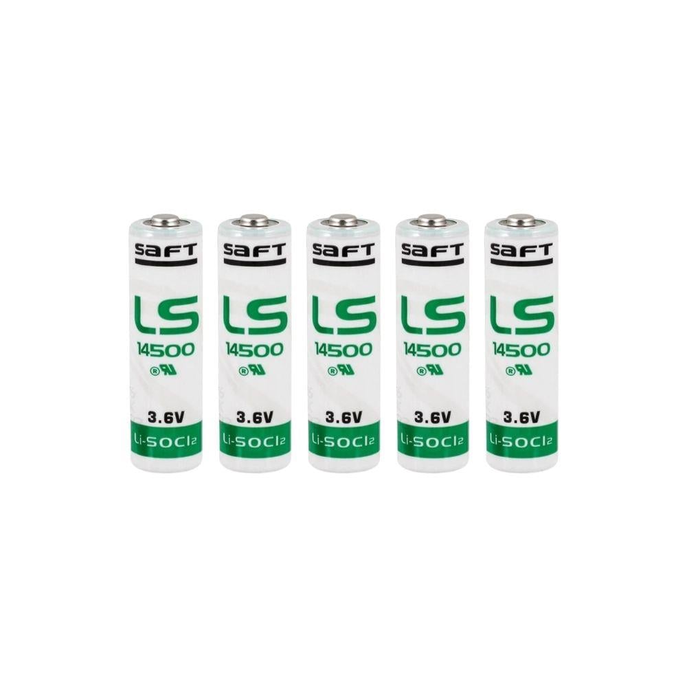 Saft LS 14500 AA Size Lithium Pil 5 Li Paket