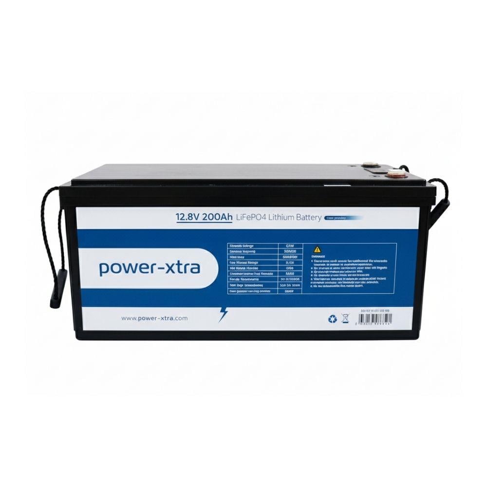 Power-Xtra 12.8V 200Ah LiFePO4 Lityum Akü - Ekranlı
