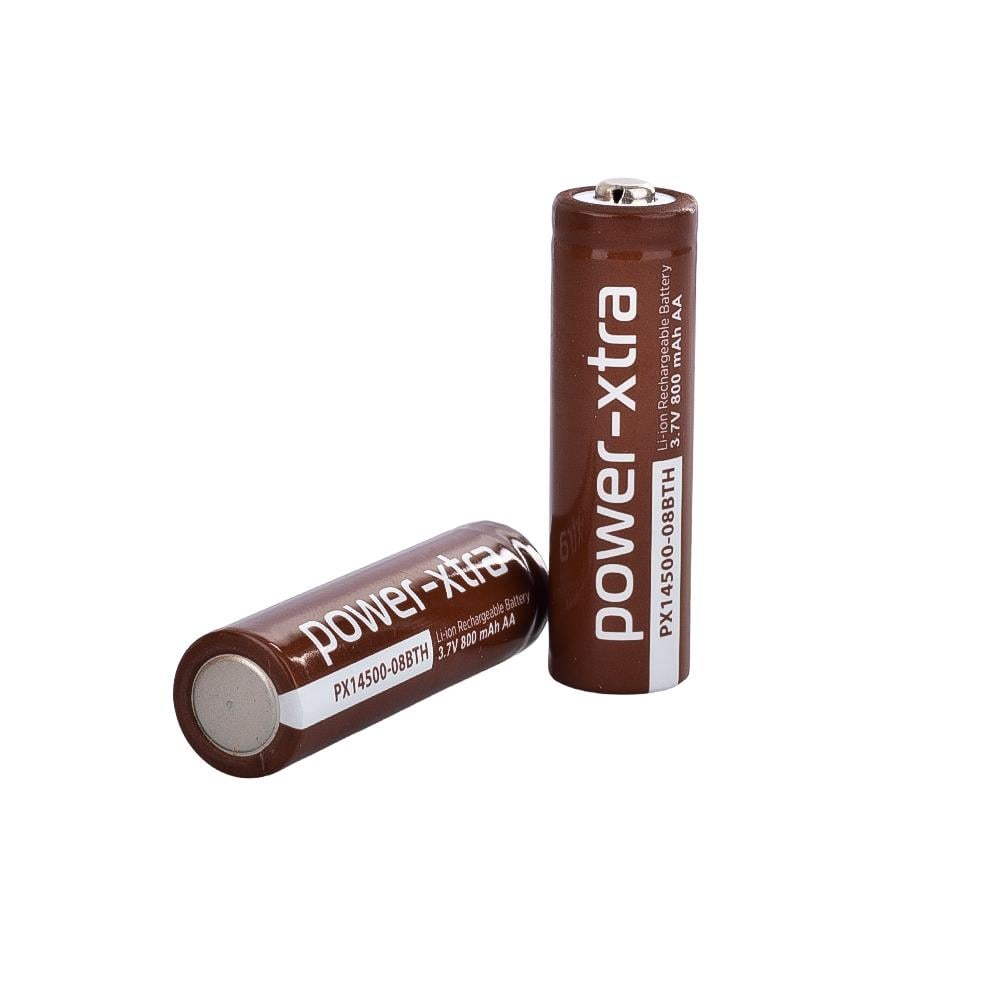 Power-Xtra PX14500-08BTH - 3.7V 800 Mah AA - Li-ion Pil  - Başlı - 2C