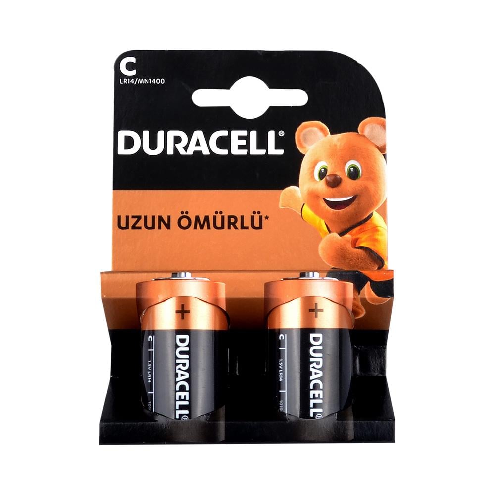 Duracell C Orta Pil 2li