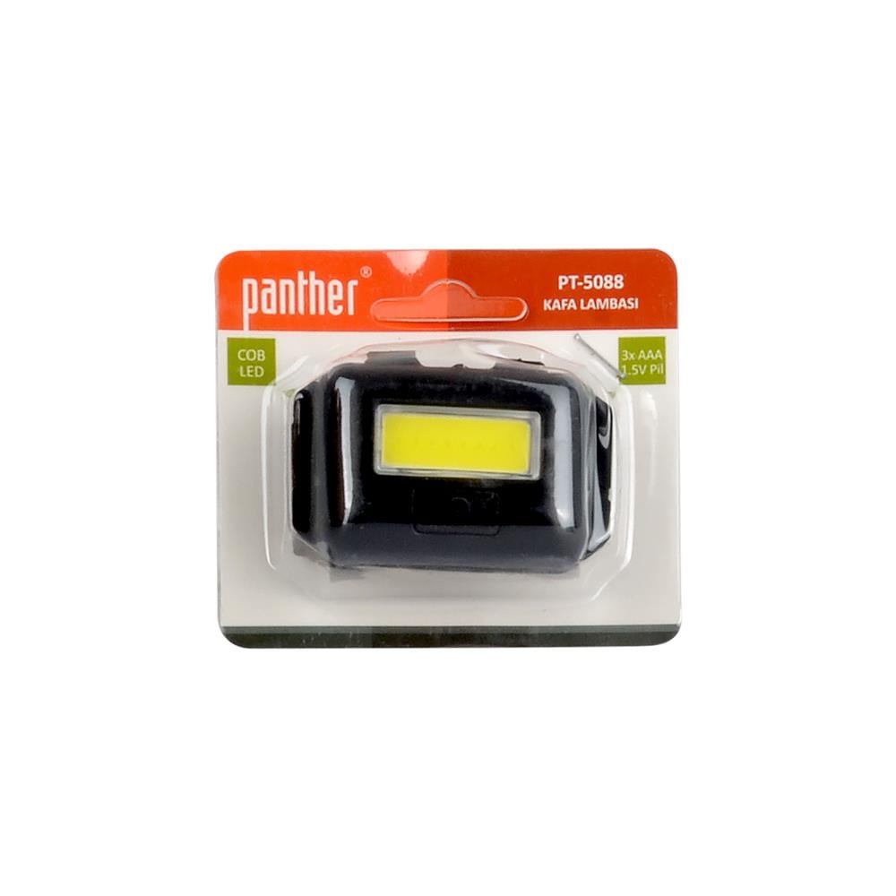 Panther PT-5088 Ledli Kafa Feneri 3xAAA Pilli