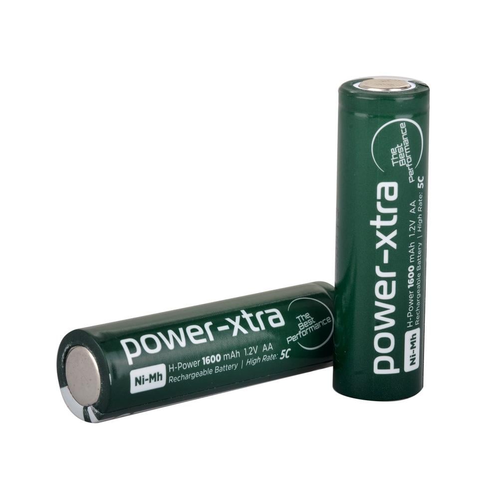 Power-Xtra H-Power - 1.2V 1600 mAh - AA -Ni-Mh Şarjlı Pil - Flat-Başsız -5C