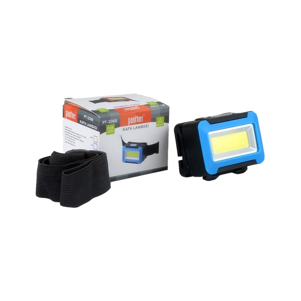 Panther PT-2068 Ledli Kafa Feneri 3xAAA Pilli